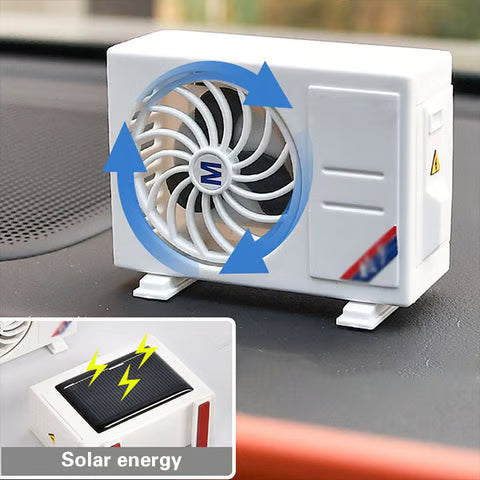 🌞 Miniature AC‑Design Solar‑Powered Car Air Freshener Diffuser