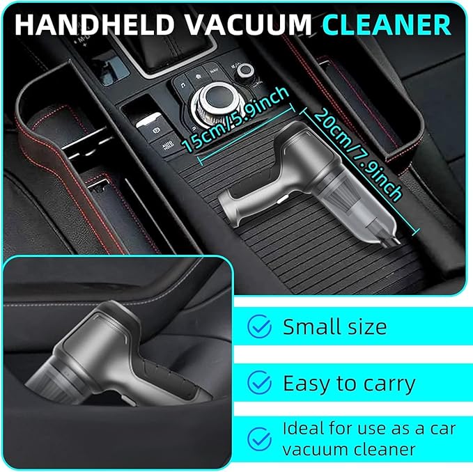 ✨ Wireless Handheld Car Vacuum Cleaner & Blower — Drive Clean, Anywhere!