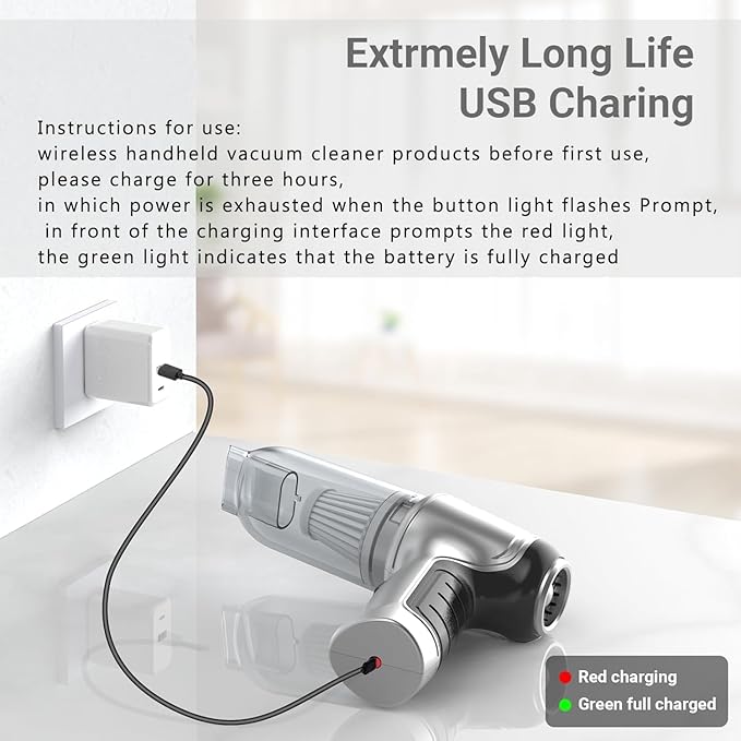 ✨ Wireless Handheld Car Vacuum Cleaner & Blower — Drive Clean, Anywhere!