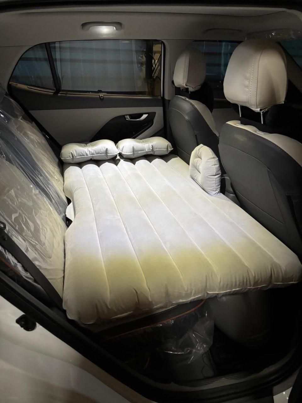 🛏️ Car Travel Bed Mattress with 2 Air Pillows
