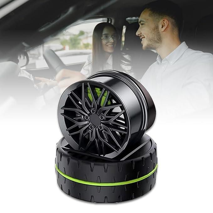 🌬️ Car Aromatherapy Solar Powered Wheel – Spinning Style Meets Lasting Fragrance