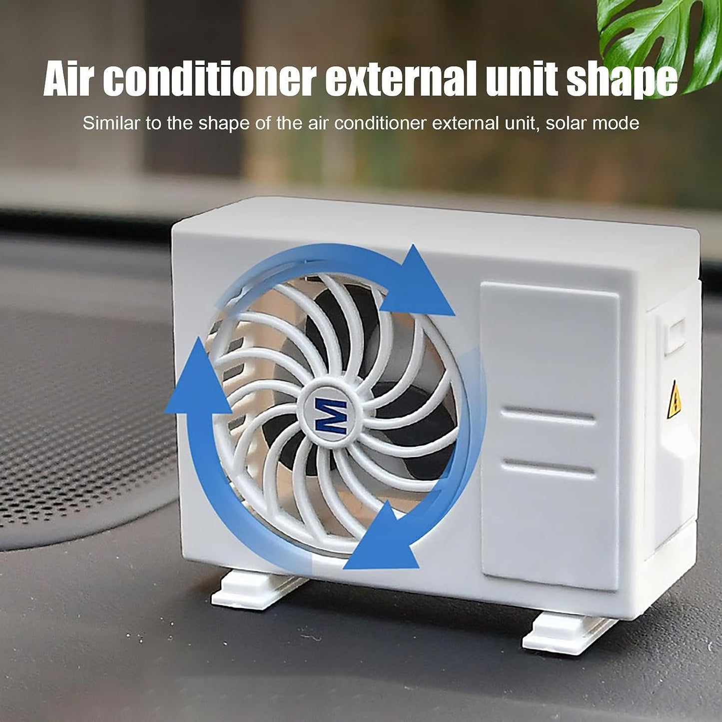 🌞 Miniature AC‑Design Solar‑Powered Car Air Freshener Diffuser